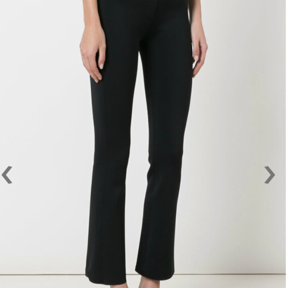 New(no tag) Helmut Lang Black Scuba Cropped Flare Pant-Medium